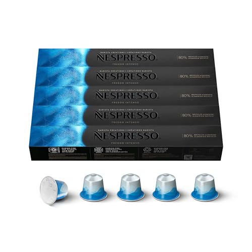 Nespresso Capsules Original Line, Freddo Intenso, 50-Count Espresso Coffee Pods