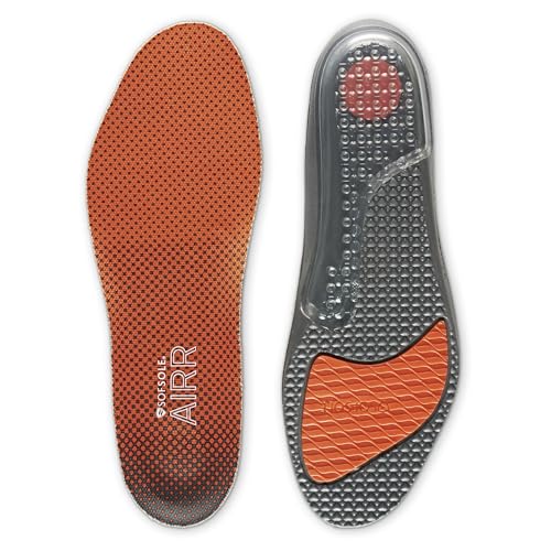 Sof Sole Insoles Men's AIRR Performance Full-Length Gel Shoe Insert