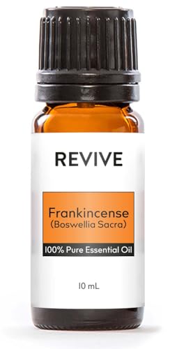 Frankincense Boswellia Sacra 10mL Essential Oil by Revive Essential Oils - 100% Pure Therapeutic Grade, for Diffuser, Humidifier, Massage, Aromatherapy, Skin & Hair Care