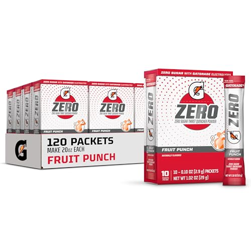 Gatorade G Zero Packets (Fruit Punch)