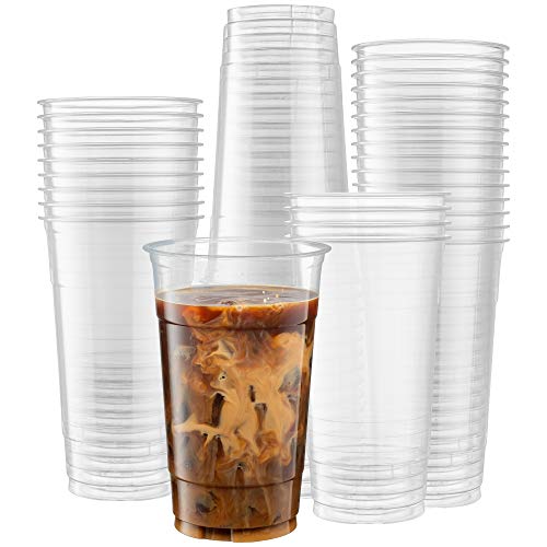 [100 Count] 32 Ounce Crystal Clear PET Cups