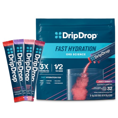 DripDrop Hydration Packets - Juicy Variety Pack