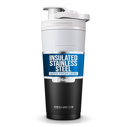 Ice Shaker 26oz (Black/White)