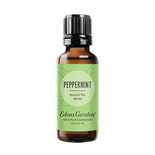 Edens Garden Peppermint Around The World Essential Oil- 100% Pure Premium Grade, Undiluted, Natural, Therapeutic, Aromatherapy, The Best for Diffuser, Candle, Laundry, Humidifiers 30 ml (1 fl oz)