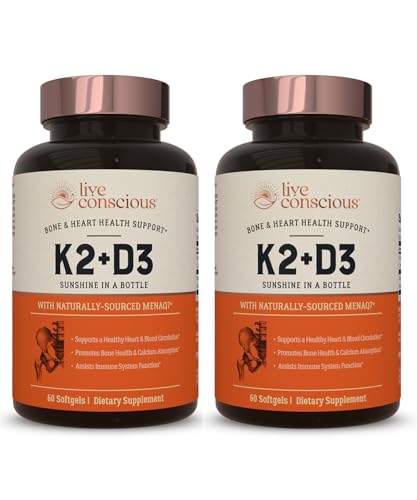 Live Conscious Vitamin K2 + D3