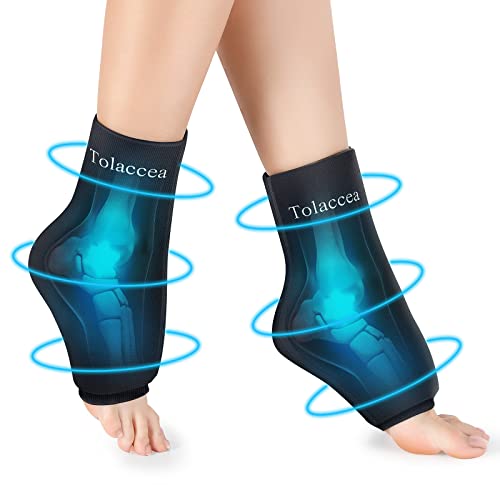 Tolaccea Ankle Foot Ice Pack Wrap