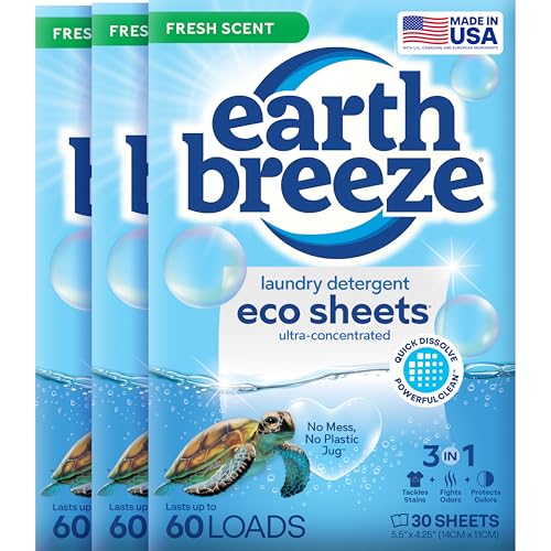 Earth Breeze Detergent Sheets (Fresh Scent)