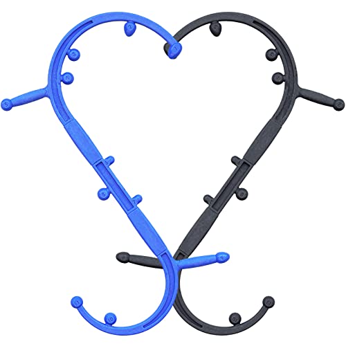 Body Back Buddy Elite His and Hers Bundle USA Made Trigger Point Massage Tool, Neck and Back Massager Handheld, Manual Self Massager, Massage Cane