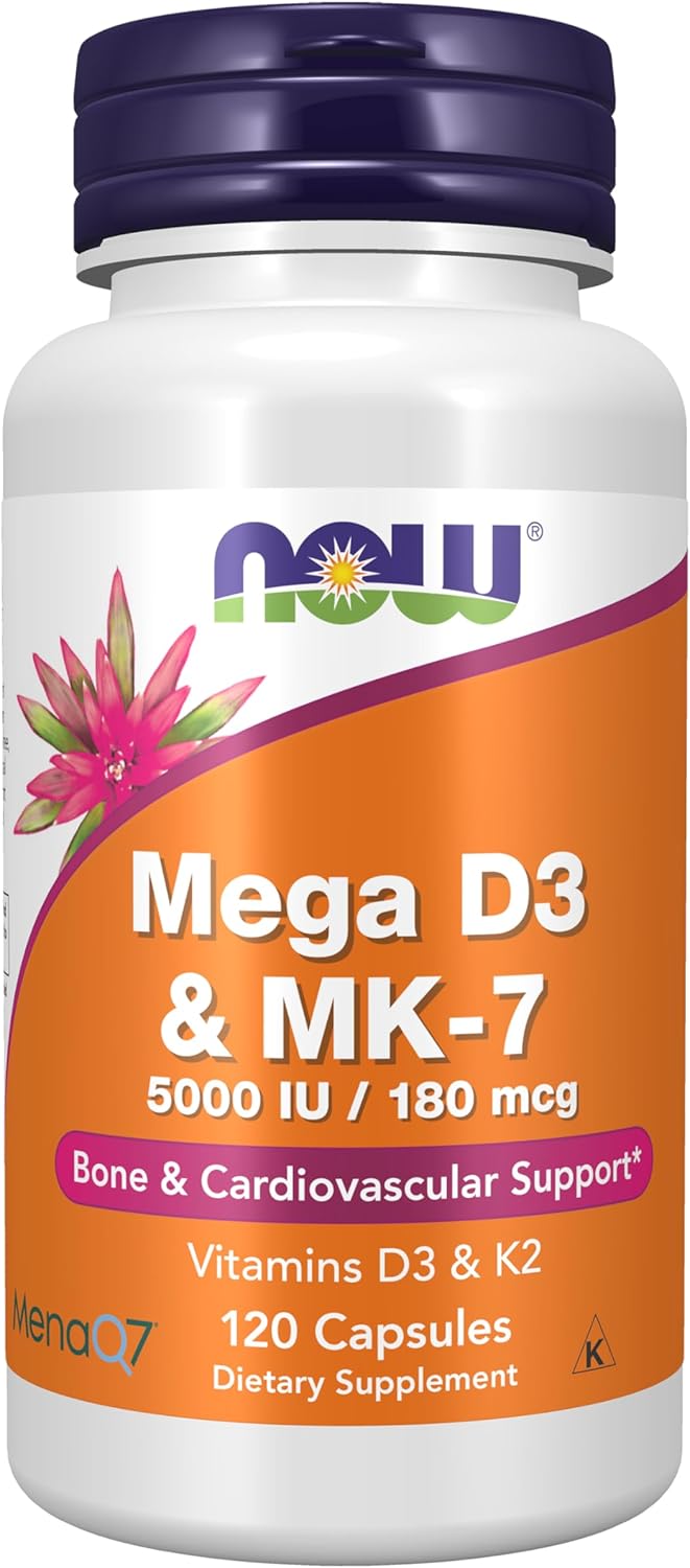 NOW Mega D-3 & MK-7