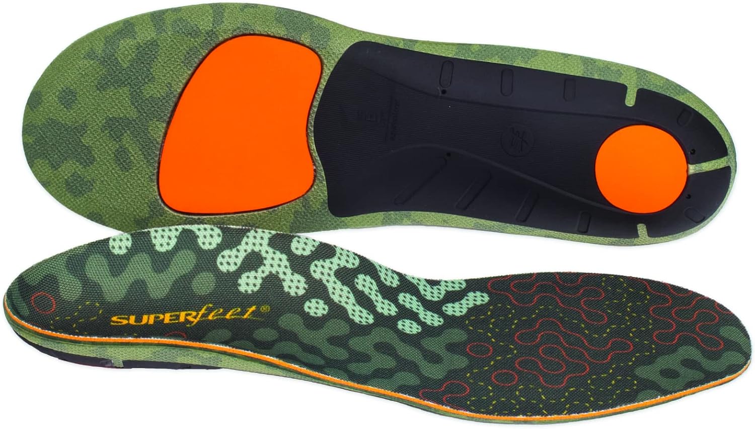 Superfeet Hike Cushion Insoles - Trim-to-Fit Flexible Arch Support Inserts for Hiking Boots or Shoes - Professional Grade - 11.5-13 Men / 12.5-14 Women