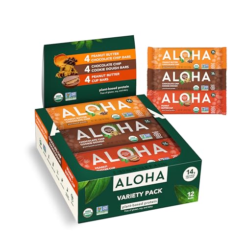 ALOHA Organic Protein Bars (3-Flavor)