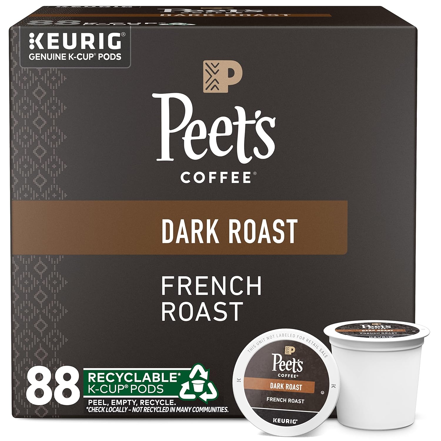 Peet's French Roast (88 Pods)