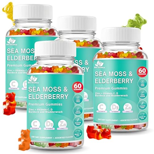 BIO VITALICA Sea Moss Gummies (4Packs)