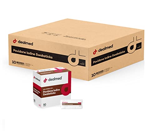 Dealmed Povidone Iodine Swabsticks