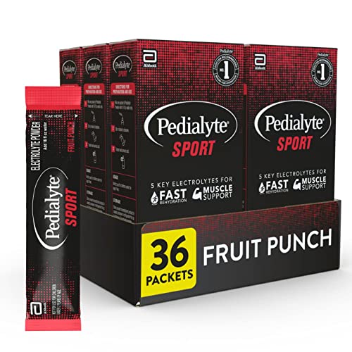 Pedialyte Sport Electrolyte Powder (Fruit Punch)