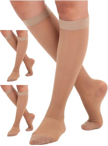 ABSOLUTE SUPPORT (3 Pairs) - Nude