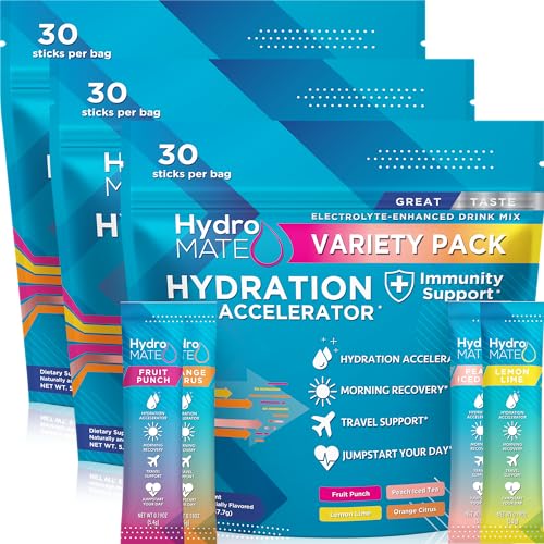 HydroMATE Electrolyte Powder Variety Pack Bulk
