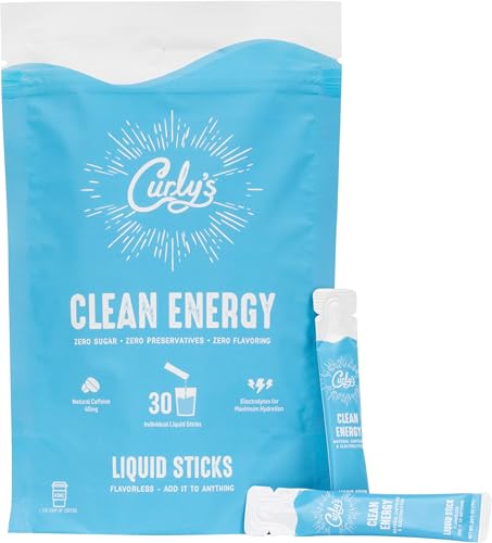 Curly's Clean Energy Caffeine & Electrolyte Sticks