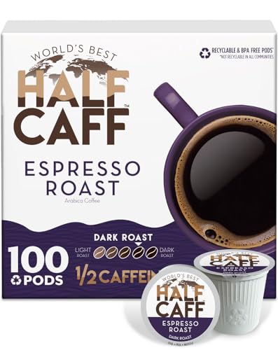 World's Best Half Caff Espresso Roast Coffee Pods