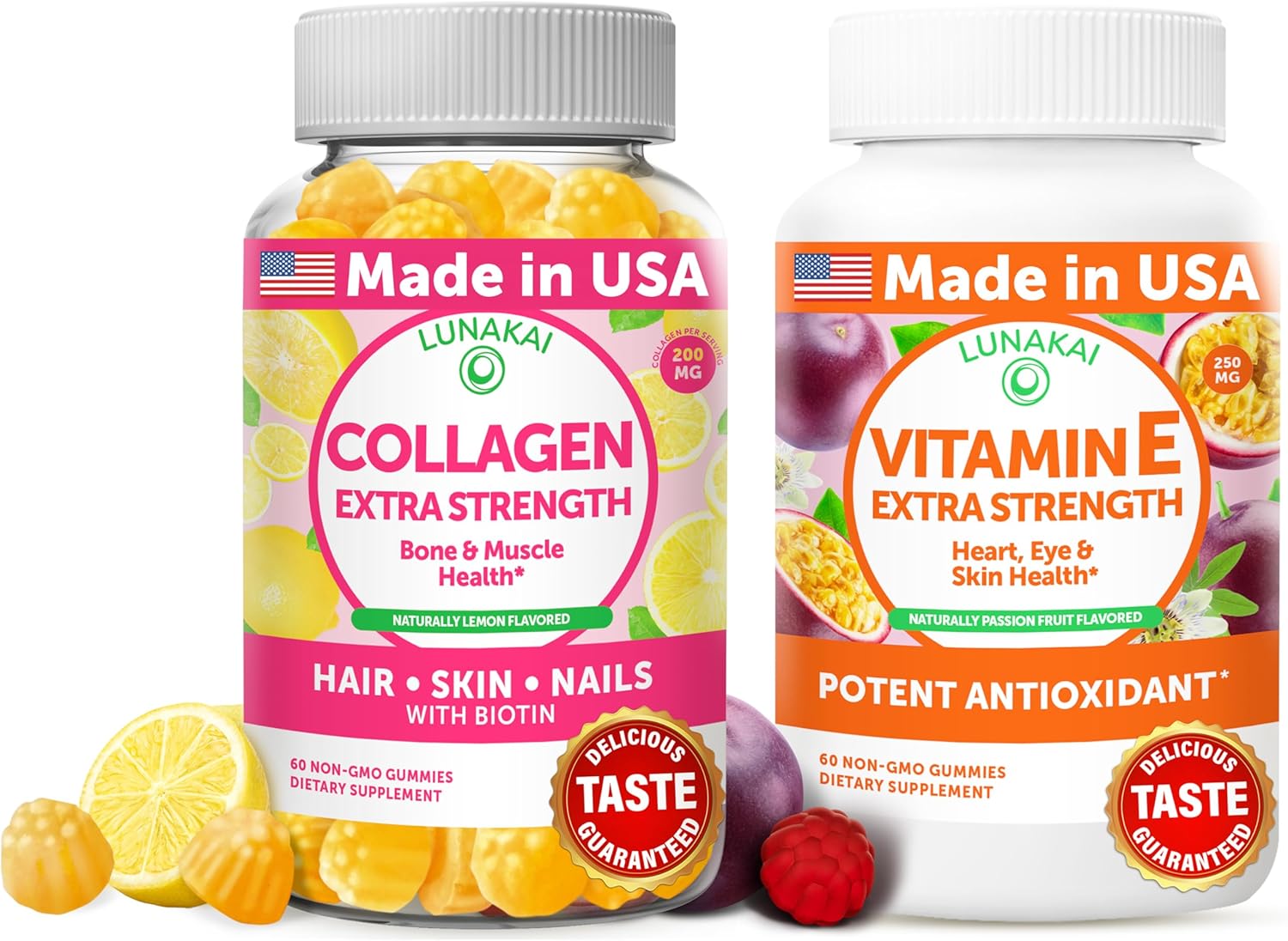 Lunakai Collagen & Vitamin E Gummies