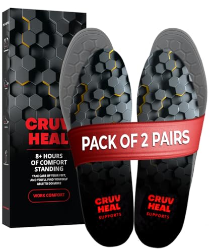 (New) Work Comfort Orthotic Insoles - CRUVHEAL