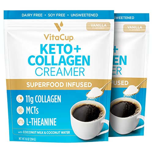 VitaCup Keto + Collagen Coffee Creamer