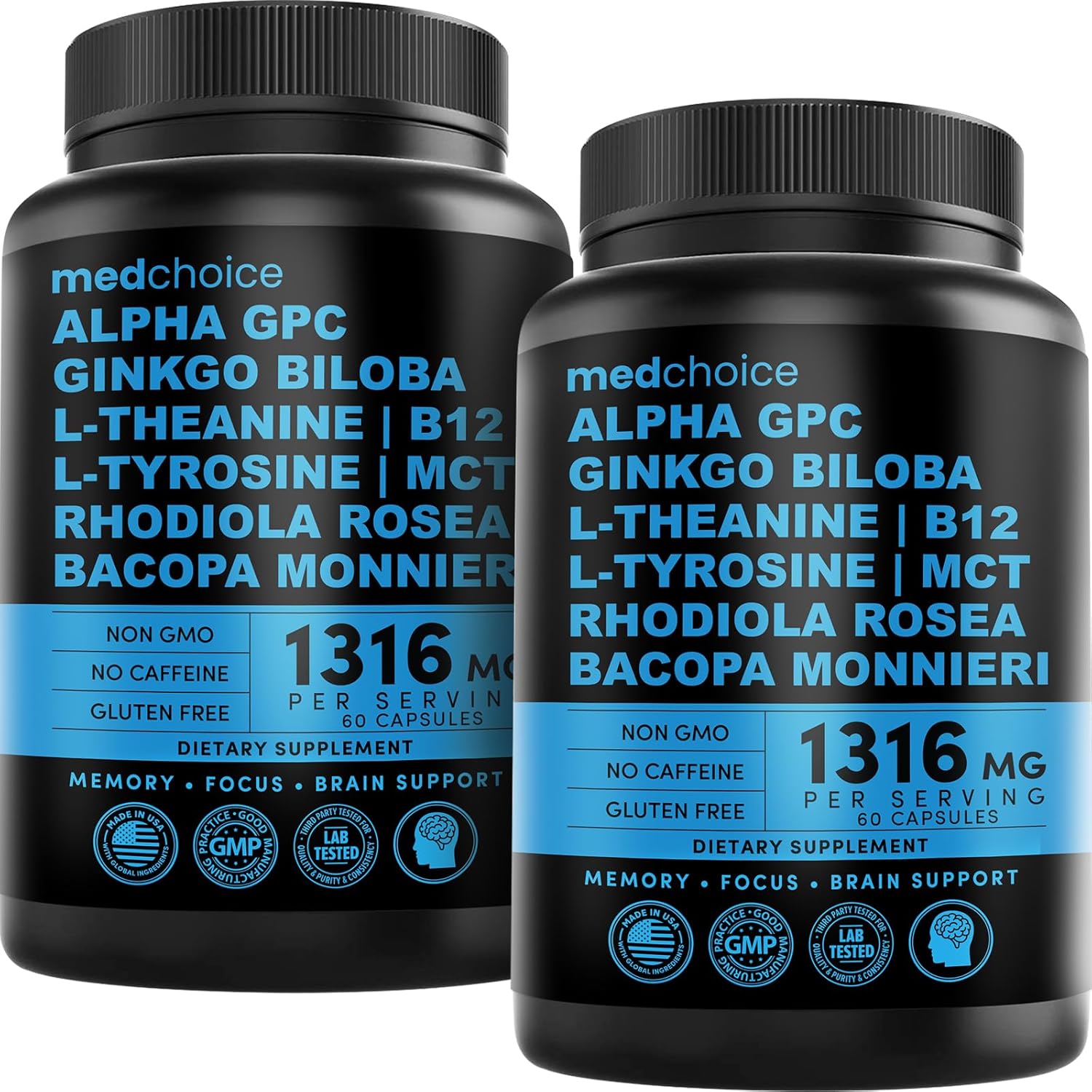 MEDCHOICE 12-in-1 Nootropic Brain Supplement