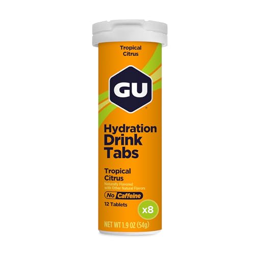GU Energy Hydration Electrolyte Drink Tablets (96 Tropical Citrus)