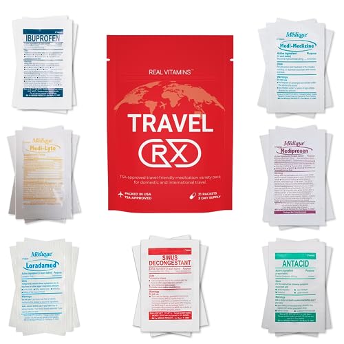 Travel RX - 105 PCS Travel Medicine Pack