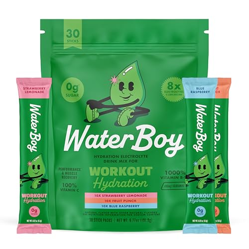 Waterboy Workout Hydration Packets