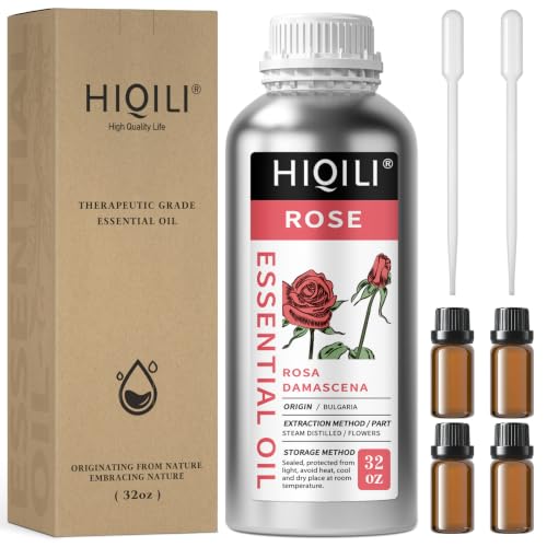 HIQILI 32 Fl Oz Rose Essential Oil