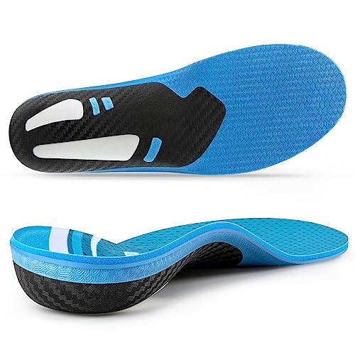 VALSOLE Plantar Fasciitis Insoles,210+ lbsHeavy Duty Support Pain Relief Orthotics,Insoles for Standing All Day,Work Boot Shoe Insole for Flat Feet,Orthotic Insoles for Men Women
