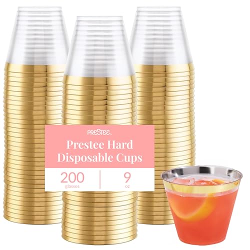 Prestee Hard Disposable Cups 200ct