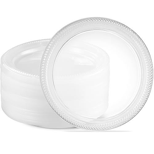 PLASTICPRO 160 Pack Clear Plates