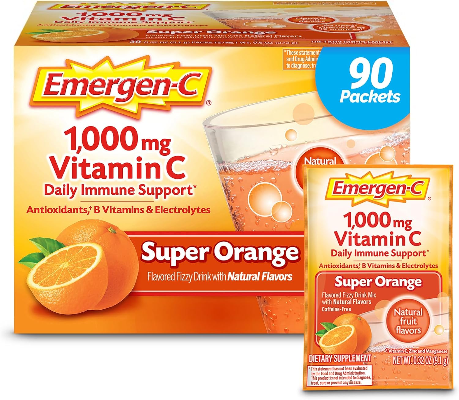 Emergen-C Super Orange Packets