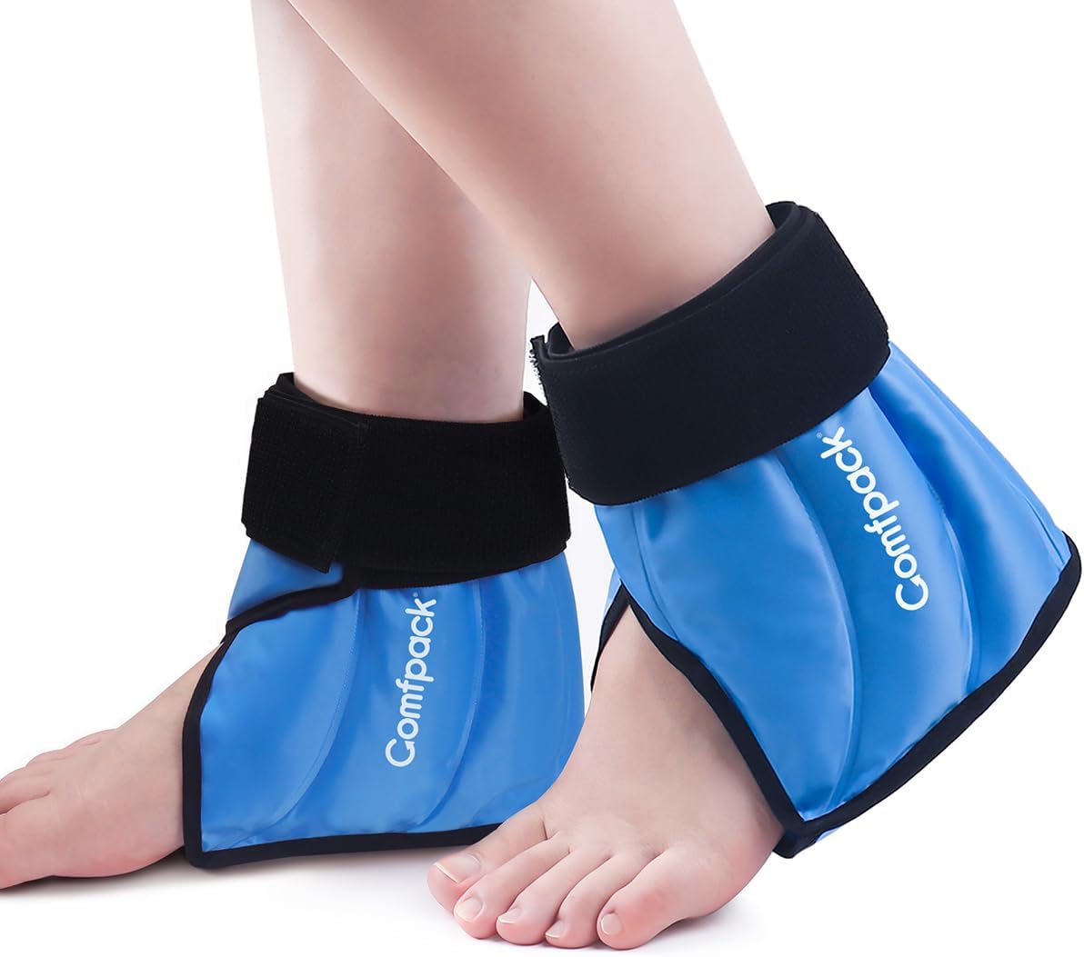 Comfpack Ankle Ice Pack Wrap (2Packs)
