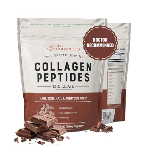 Live Conscious Collagen Peptides (Chocolate)
