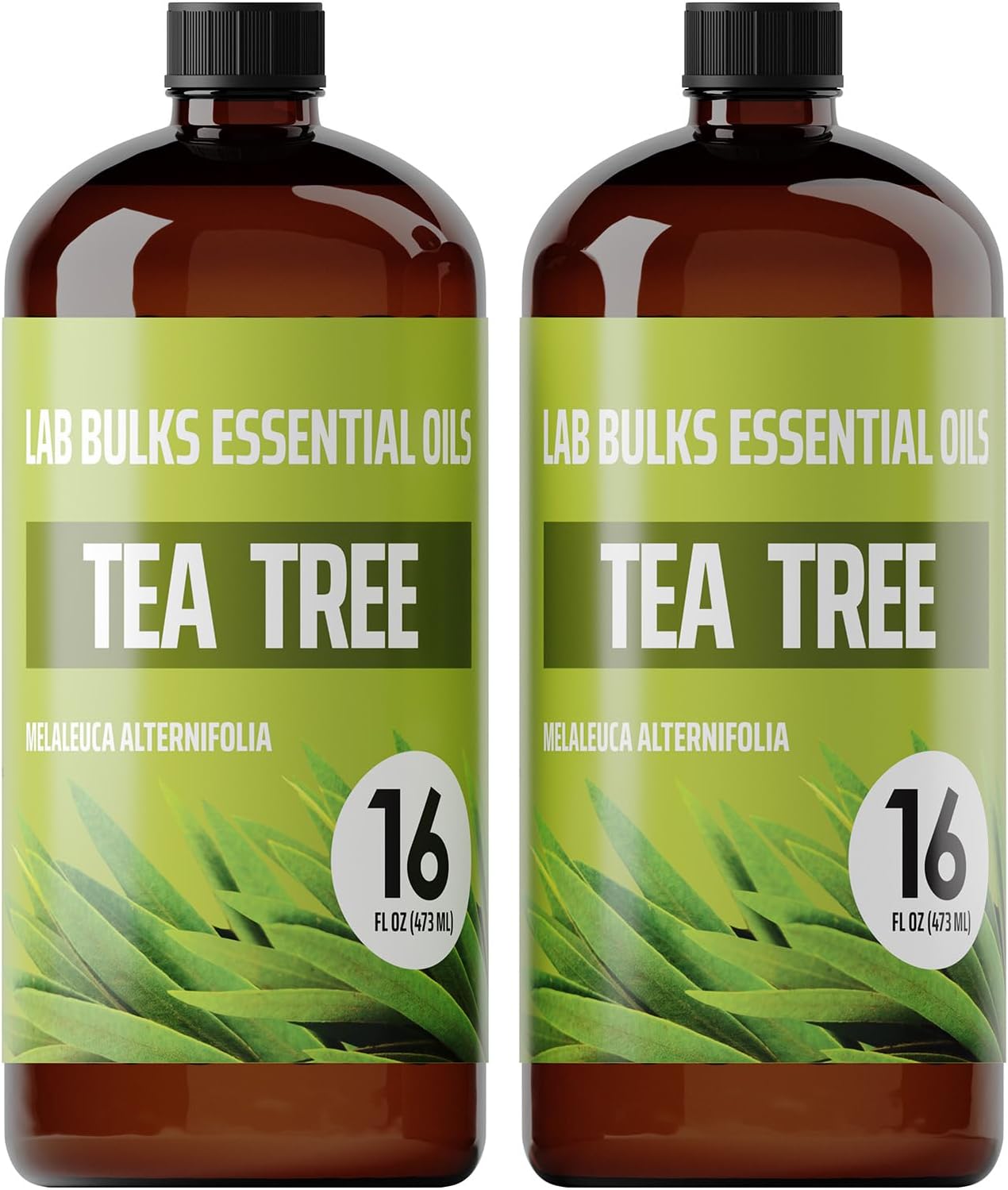 Tea Tree Essential Oil 16 Ounce (2 Pack)  Aromatherapy Tea Tree Oil Bulk for Diffuser, Soap Making, Home, Candles