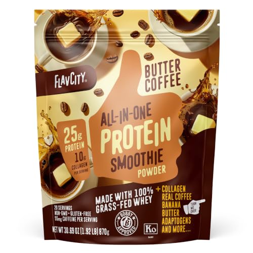 FlavCity Grass Fed Whey Protein Powder