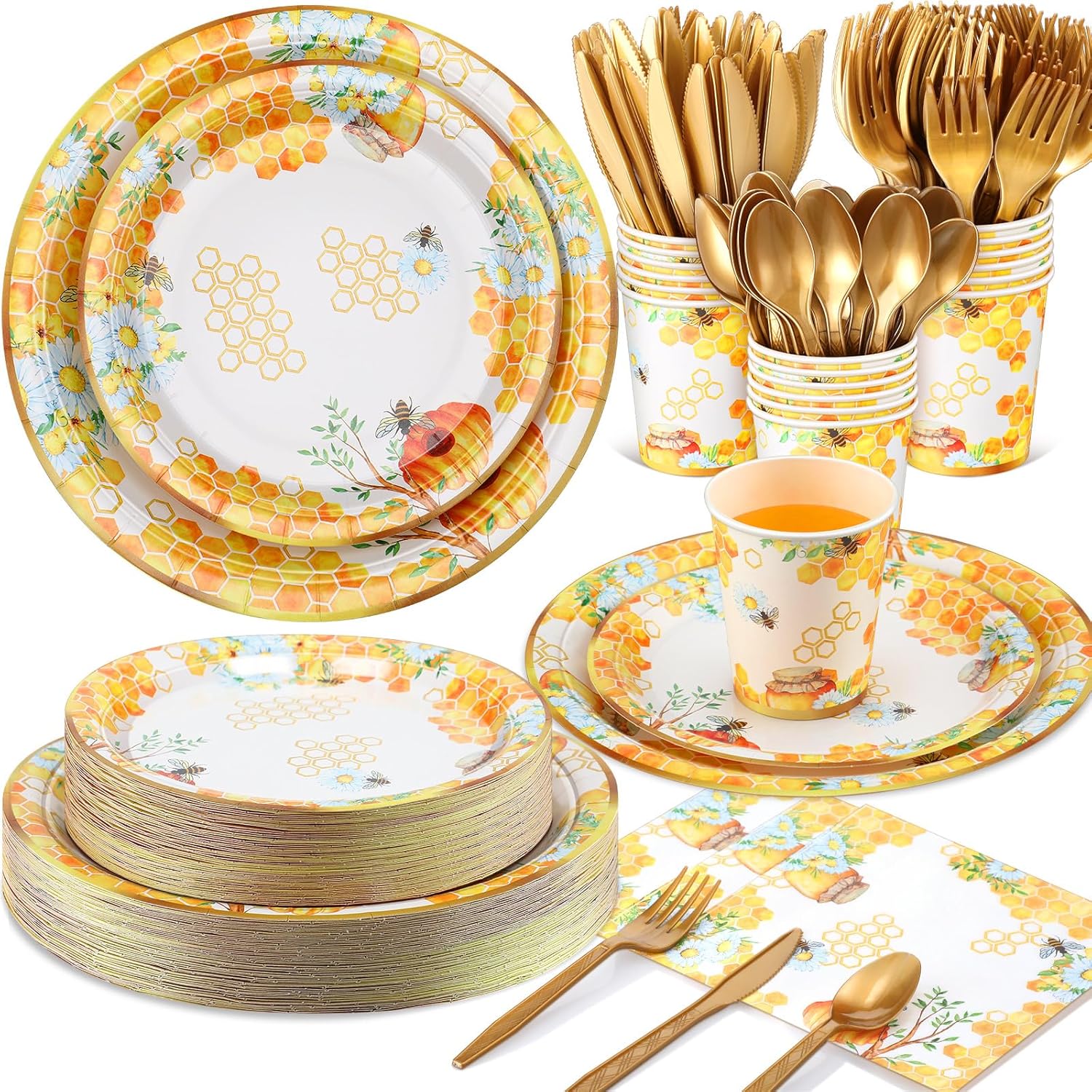 Ziliny 350 Pcs Tea Party Supplies
