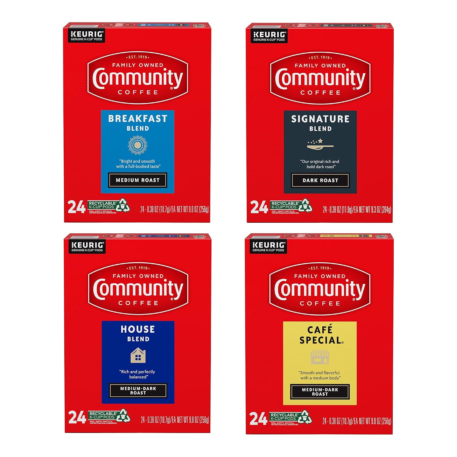 Community Coffee Variety Pack 96 Count