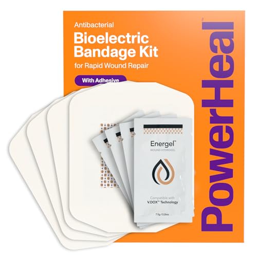 PowerHeal Bioelectric Bandage Kit (4 x 4)