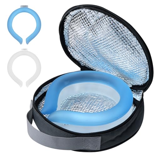 2PCS Neck Cooling Tube (Blue+White)