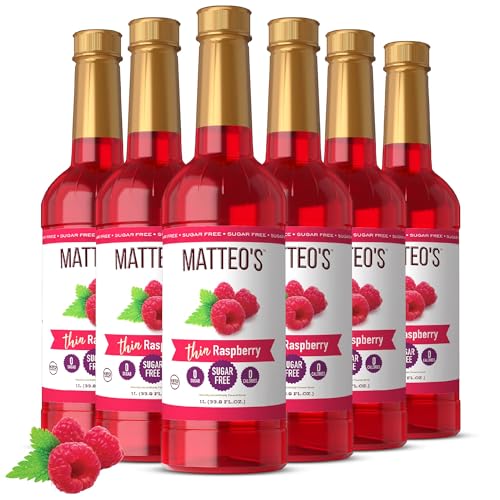 Matteo's Raspberry Syrup (Sugar-Free)