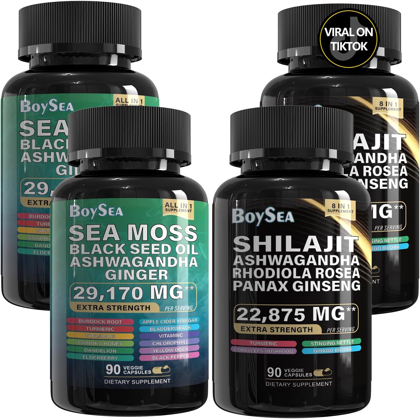 Boysea Shilajit & Sea Moss Bundle