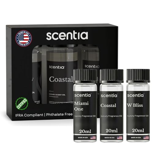 Hotel Diffuser Oil | Aromatherapy Fragrances Inspired by 5-Star Hotels | Luxurious Scents Gift Set - 3 x 20ml Bottles Set - The 1 Hotel Miami, W Hotel & 5- Star Hotels