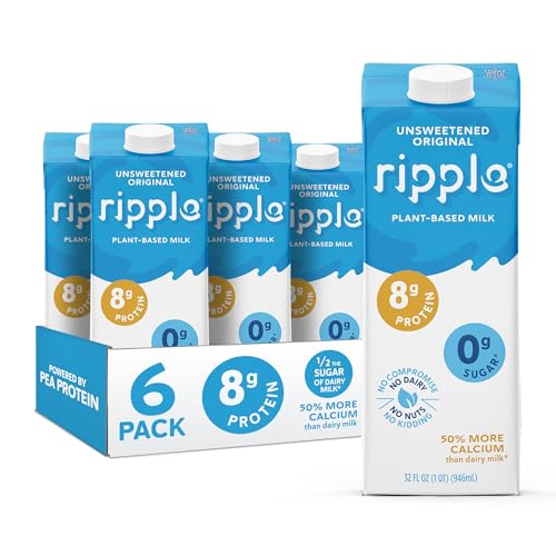 Ripple Unsweetened Original 32 oz (Pack of 6)