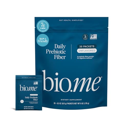 Bio.me Daily Prebiotic Fiber Powder Travel Packs