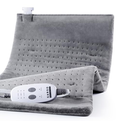 SAROO Weighted Massaging Heating Pad