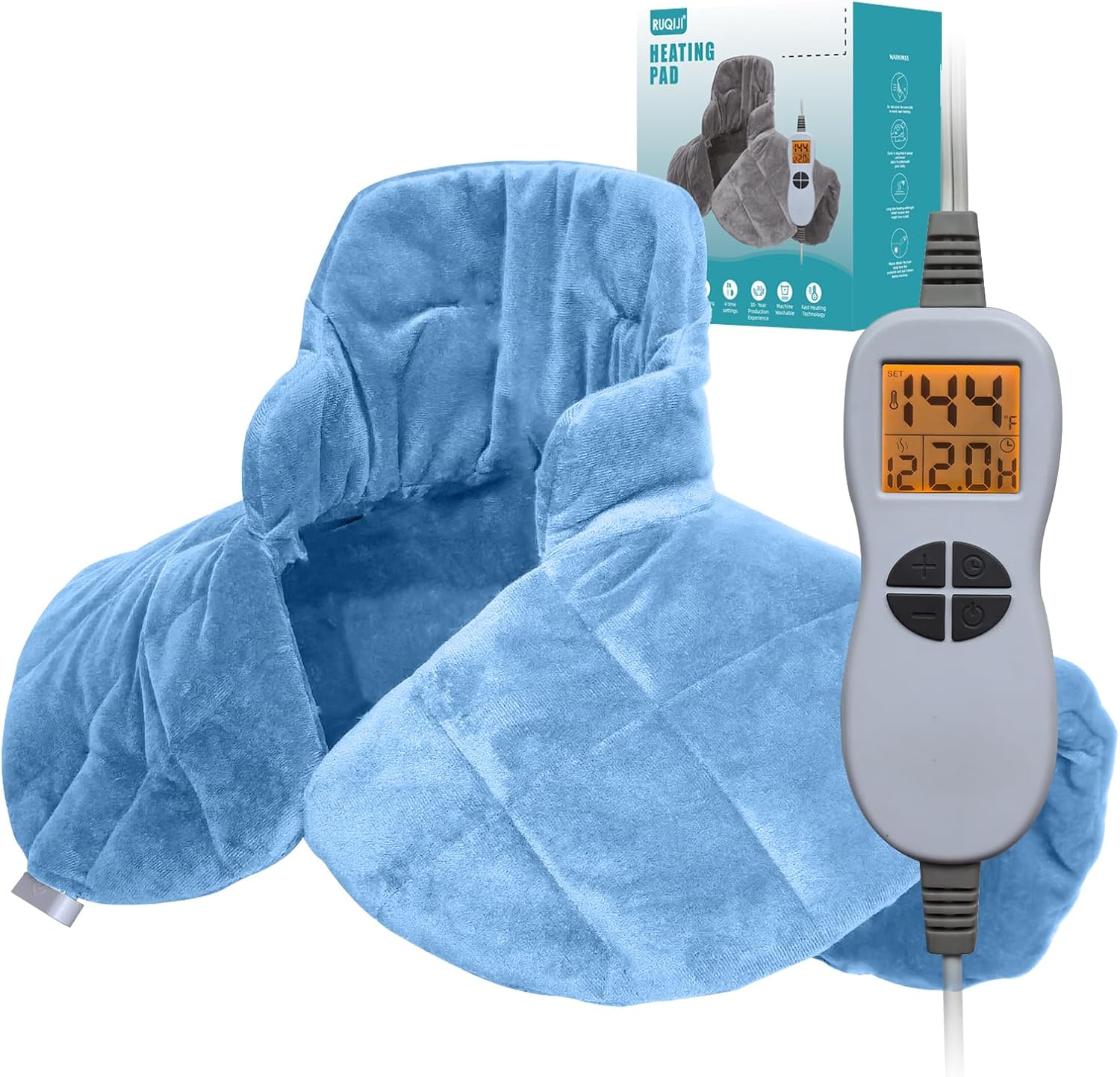 RUQIJI Neck&Shoulder&Back Heating Pad (19"x24")